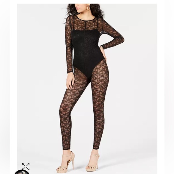 Guess Valerie sheer lace Catsuit - Picture 1 of 7